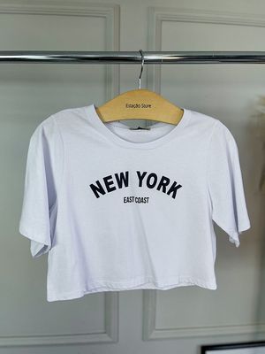T-Shirt Malha Off New York