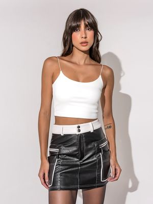 Cropped Andreza Top Off Amb